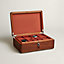 Casaque H Equinoxe watch and cufflink box, View: front, front, view 6 of 6