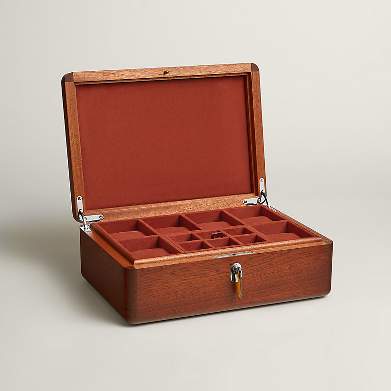 Casaque H Equinoxe watch and cufflink box, View: , view 3 of 7