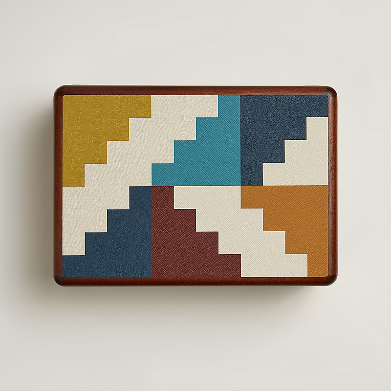 Casaque Step Pyramid watch and cufflink box, View: , view 3 of 7