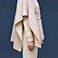 Cashmere cape with belt and leather detail, View: Worn, worn, view 7 of 9