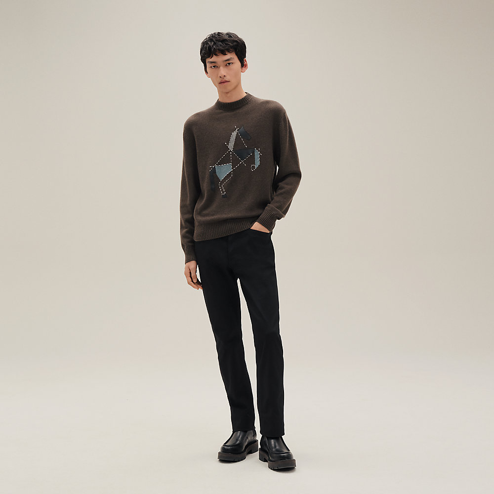 Hermes \"H Puzzle\" crewneck sweater 関税込 h-puzzle-crewneck-sweater--