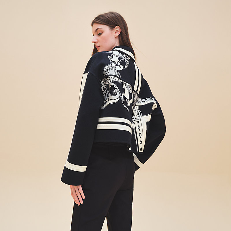 Cashmere embroidered jacket | Hermès Canada