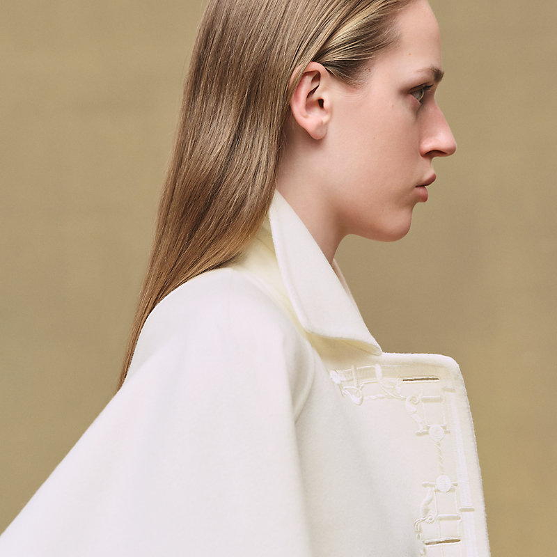 Cashmere embroidered jacket | Hermès USA