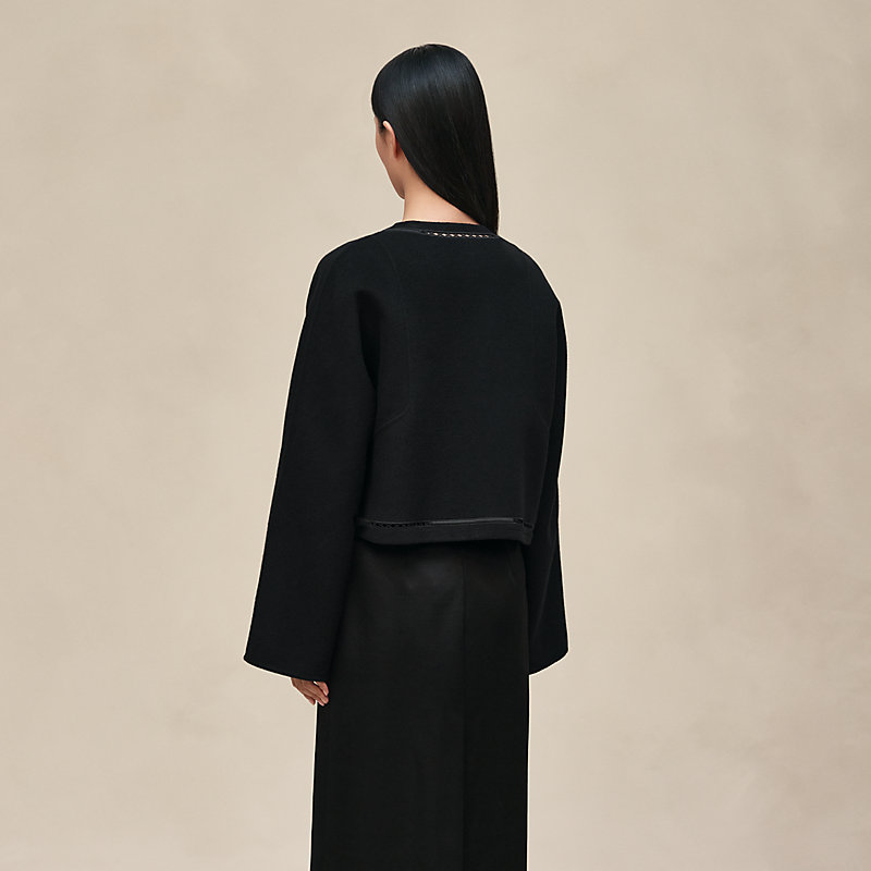 Cashmere embroidered jacket | Hermès Canada