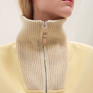 Cashmere full-zip vest | Hermès Macau SAR