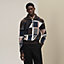Cashmere "Geometrie variable" full-zip sweater, view 2 of 5