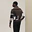 Cashmere "Geometrie variable" full-zip sweater, view 3 of 5