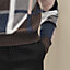 Cashmere "Geometrie variable" full-zip sweater, view 5 of 5