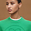 Cashmere "H Lift" long-sleeve sweater, View: Worn, worn, view 4 of 5