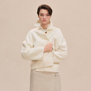 【貴重】HERMES カシミヤ ニット ジャケット HERMES - エルメス ジャケット ブルゾン リバーシブル カシミヤ