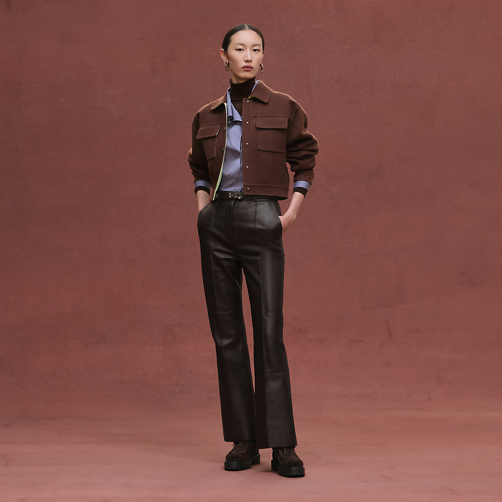 Cashmere jacket - Brown | Hermès UK