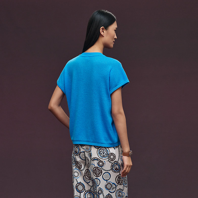 Cashmere "L'Enseigne du Sellier" sleeveless sweater, View: , view 3 of 5
