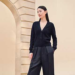 Cashmere long-sleeve cardigan | Hermès USA