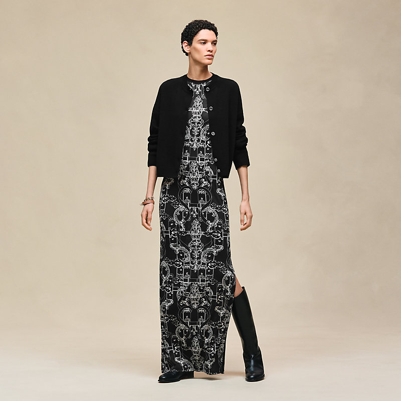 Cashmere long-sleeve cardigan | Hermès USA