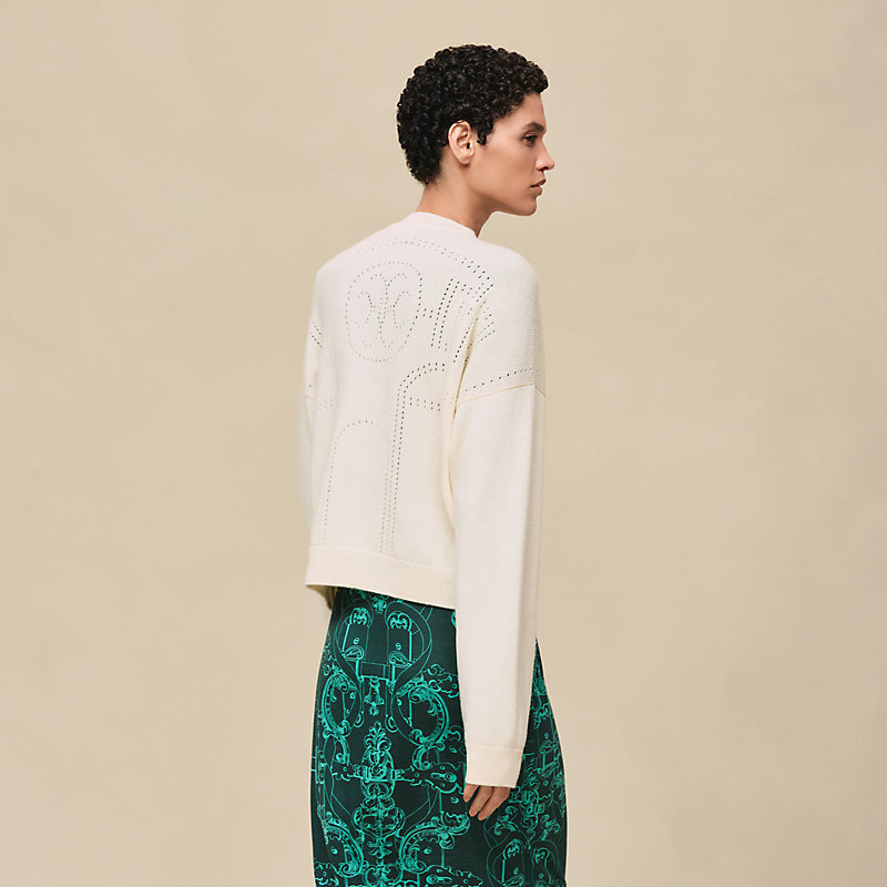 Cashmere long-sleeve cardigan