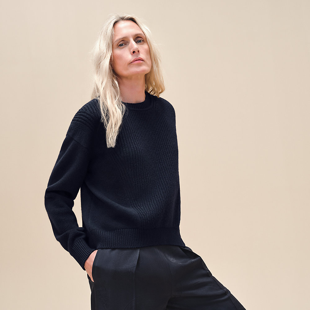 Cashmere long-sleeve sweater | Hermès Canada