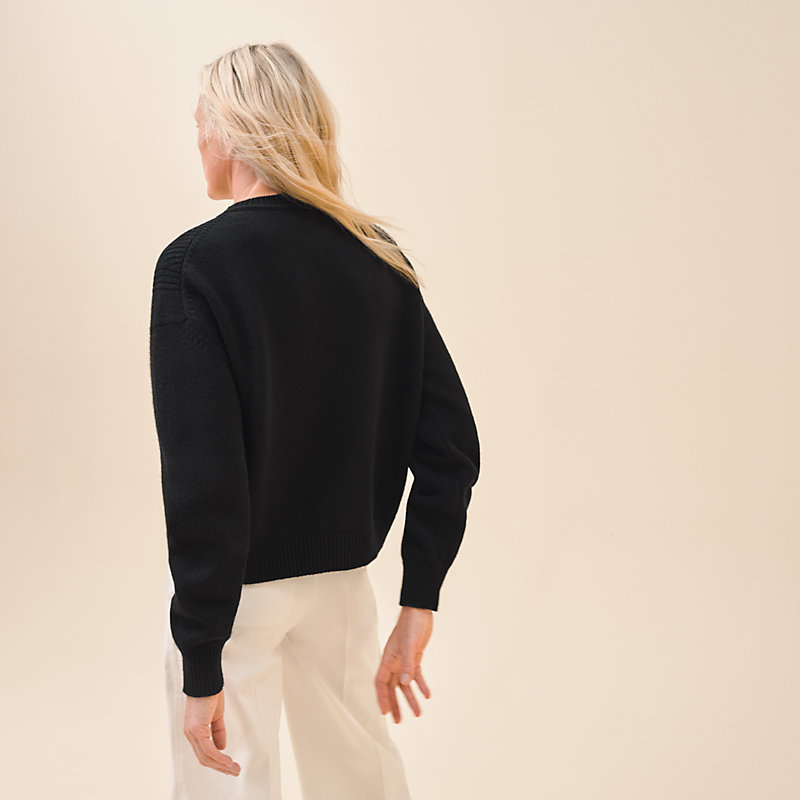 Cashmere long-sleeve sweater | Hermès USA