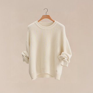 Cashmere long-sleeve sweater