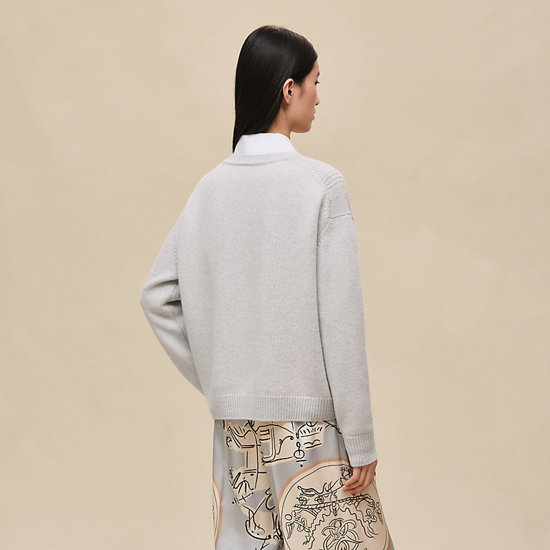 Cashmere long-sleeve sweater | Hermès USA