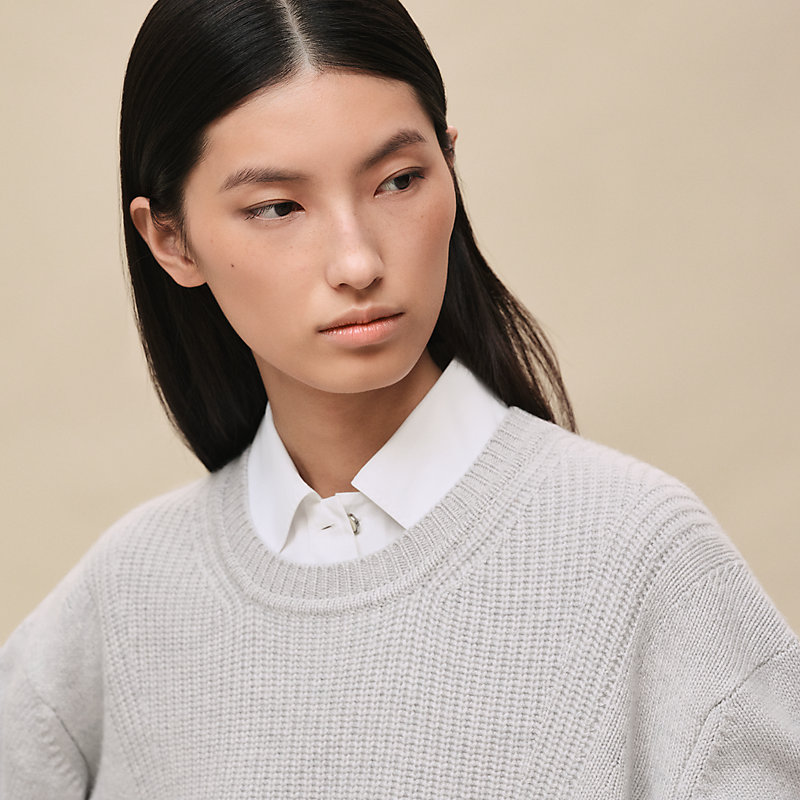 Cashmere long-sleeve sweater | Hermès USA