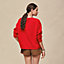 Cashmere long-sleeve sweater, View: Worn, worn, view 3 of 5