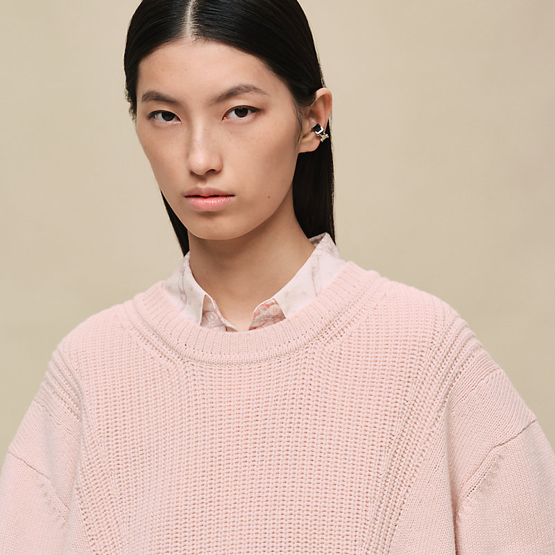 Cashmere long-sleeve sweater