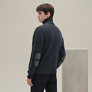 【素材が上質】HERMES Maillon Chaine d'Ancre ニットパーカー 素材が上質】HERMES Maillon Chaine d'Ancre ニットパーカー