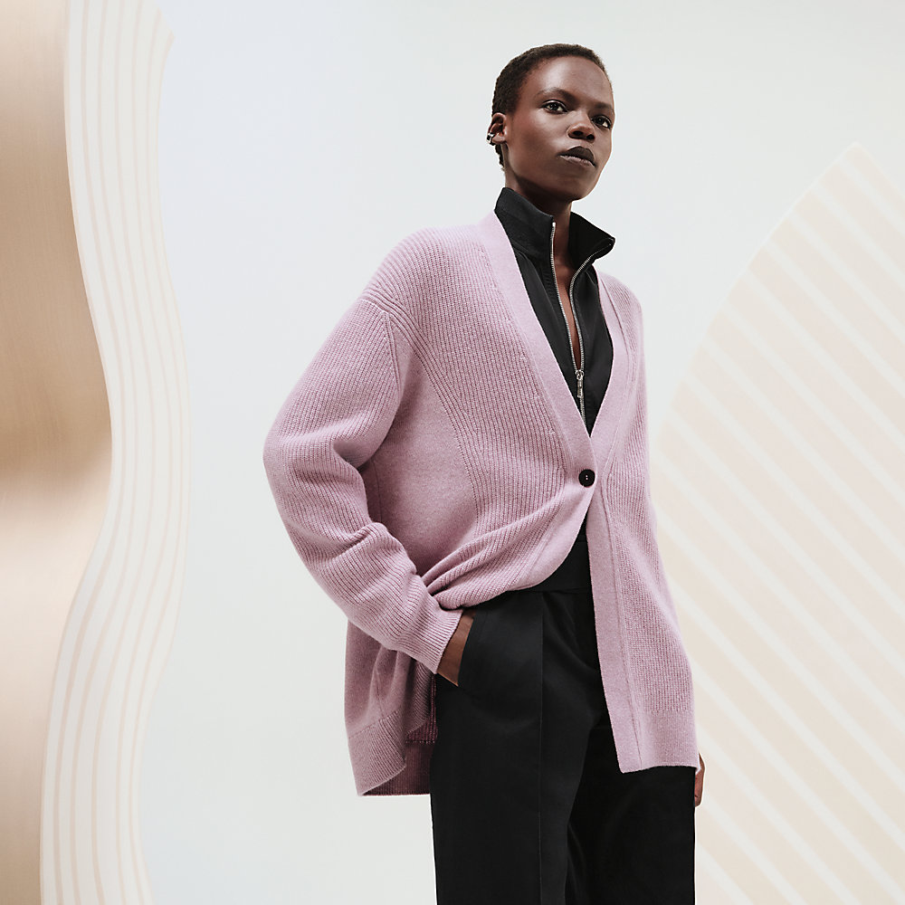 HERMES 25S CASHMERE KNIT CARDIGAN 224 main image 1