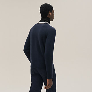 HERMES CACHMERE100 Cardigan メッシュ織り 切替 HERMES CACHMERE100 Cardigan メッシュ織り 切替 - メルカリ