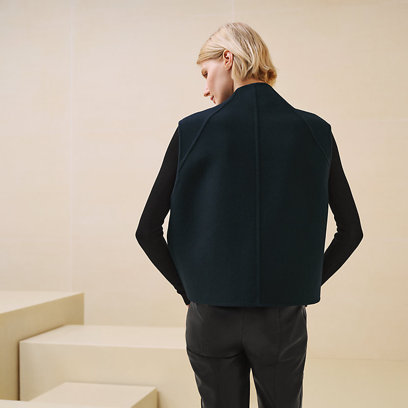 Cashmere short vest | Hermès USA