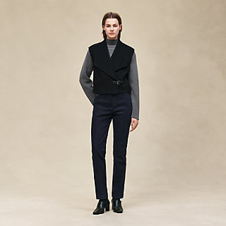 Cashmere sleeveless short vest | Hermès Finland