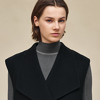 Cashmere sleeveless short vest | Hermès USA