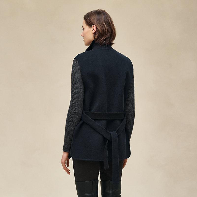Cashmere straight vest
