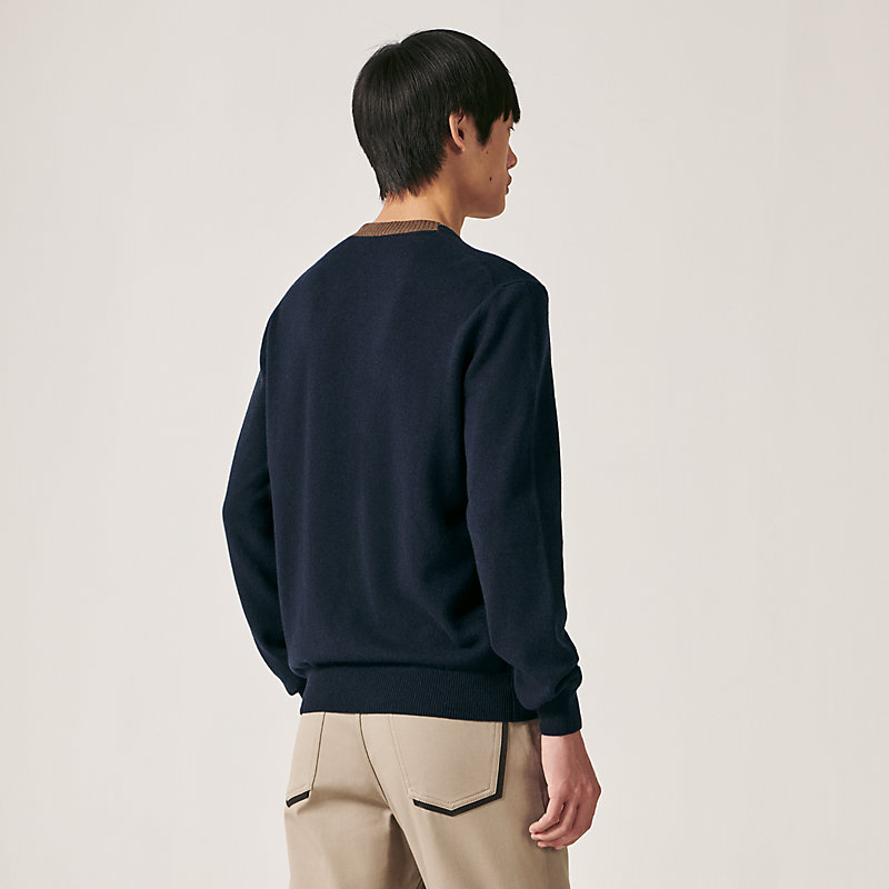 Cashmere V-neck sweater | Hermès USA