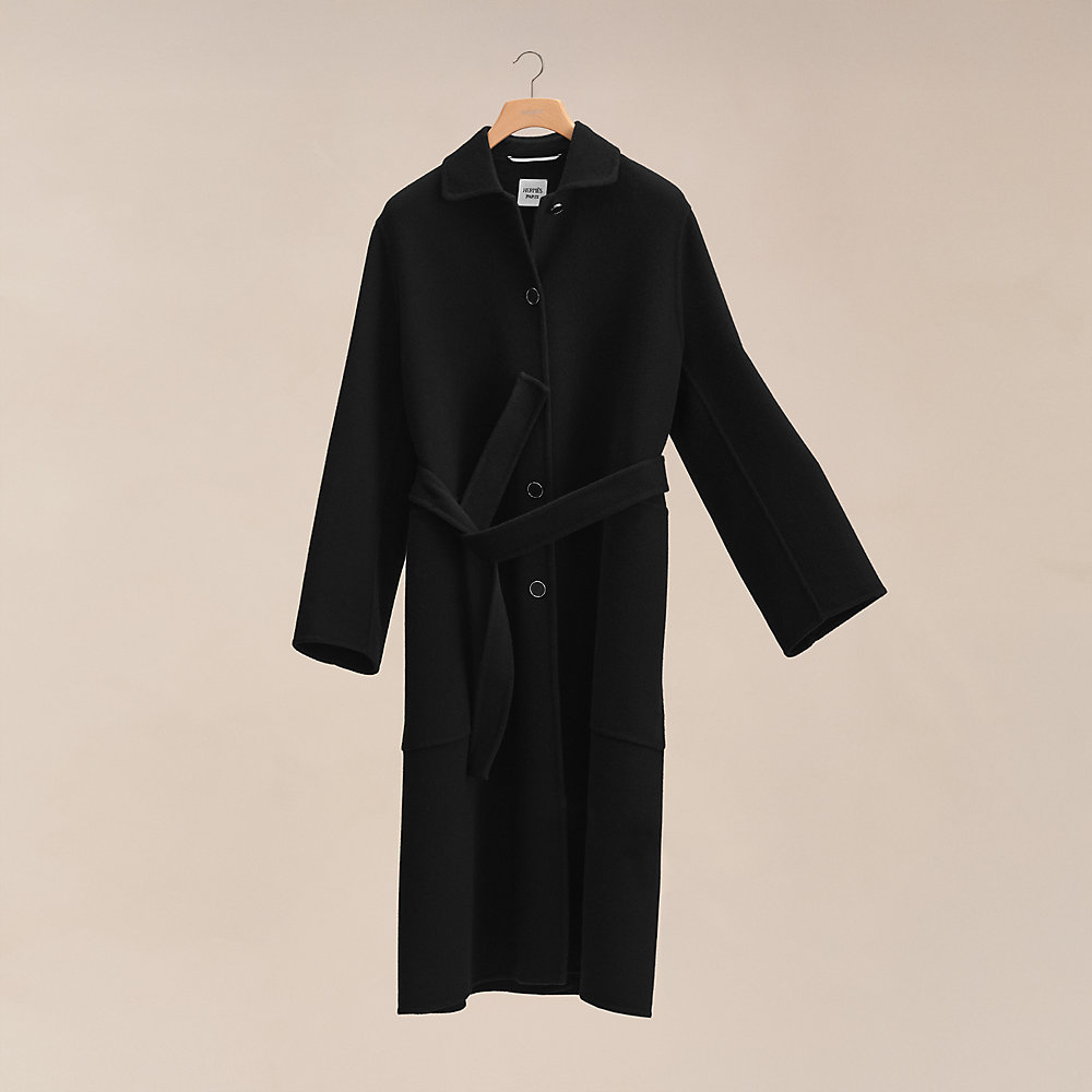 Cashmere wrap coat | Hermès USA Cashmere wrap coat | Hermès USA