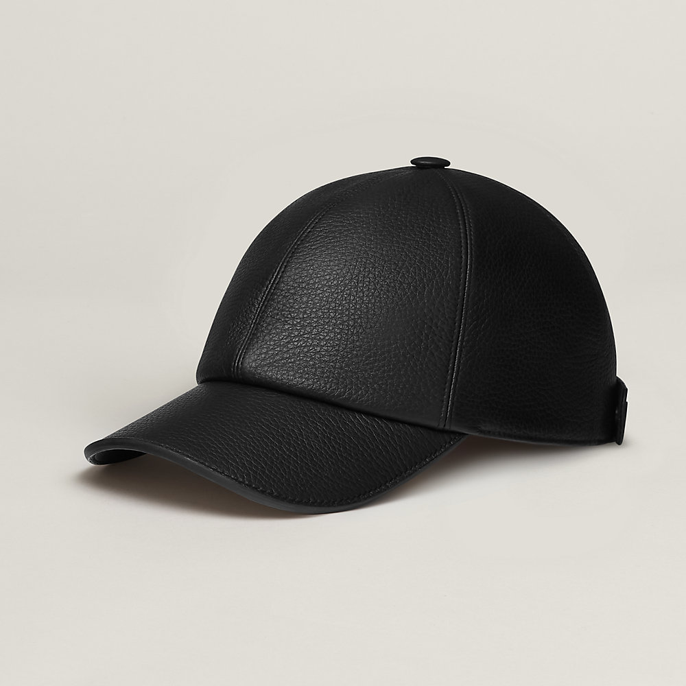 Casquette Riley H Droit - Noir | Hermès Canada