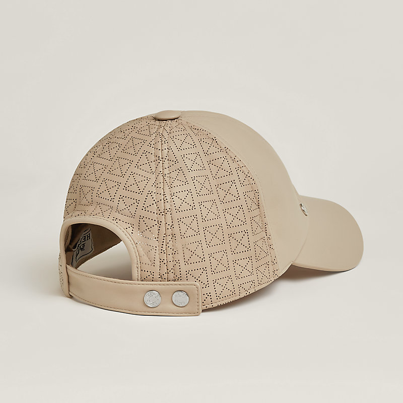 Casquette Baseball HERMÈS Serena - Taille 58 - Coton Biscuit/marron Thème Nautique - Neuve En Boîte