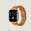Cassa Series&nbsp;11 & Cinturino Apple Watch Hermès Simple Tour 42&nbsp;mm, Vista: vista laterale, side, vista 3 su 4