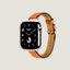 Cassa Series&nbsp;11 & Cinturino Apple Watch Hermès Simple Tour 42&nbsp;mm Attelage, Vista: vista laterale, side, vista 3 su 5