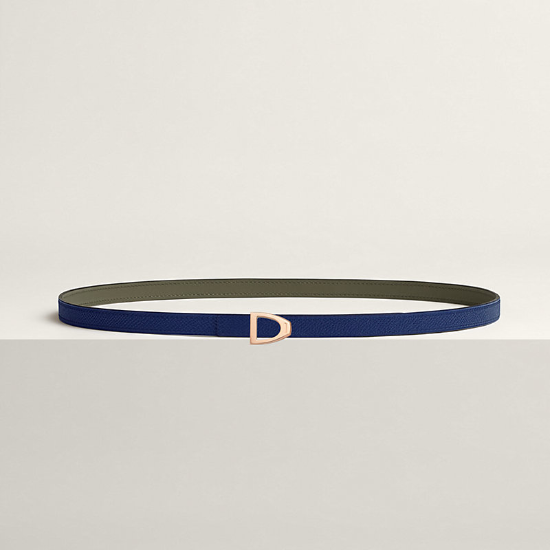 Cavaliere belt buckle & Reversible leather strap 13 mm