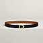 Cavaliere belt buckle & Reversible leather strap 24 mm, view 1 of 3