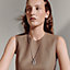 Chaine d'ancre Alea II twisted pendant, large model, View: Worn, worn, view 3 of 4