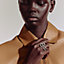 Chaine d'ancre Alea II twisted ring, medium/small model, View: Worn, worn, view 2 of 2