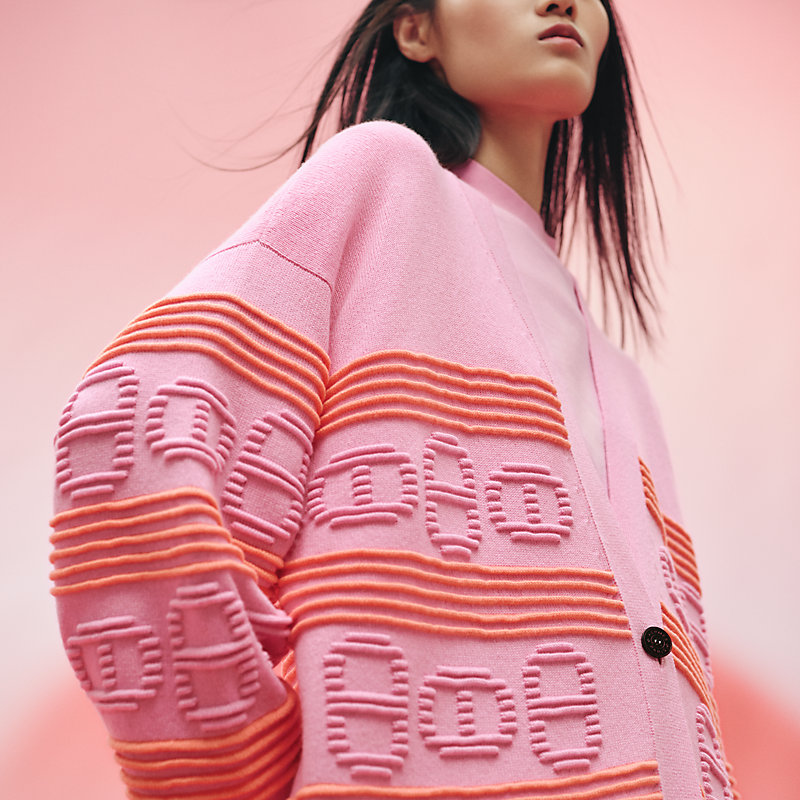 sheller Brilliant bicolor cardigan