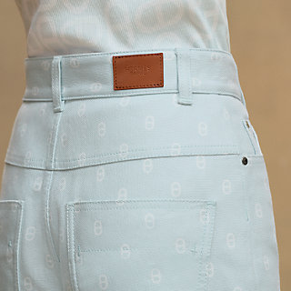 HERMES \"Chaine d'Ancre\" pleated pants 関税込 chaine-d-ancre-pleated-pants--