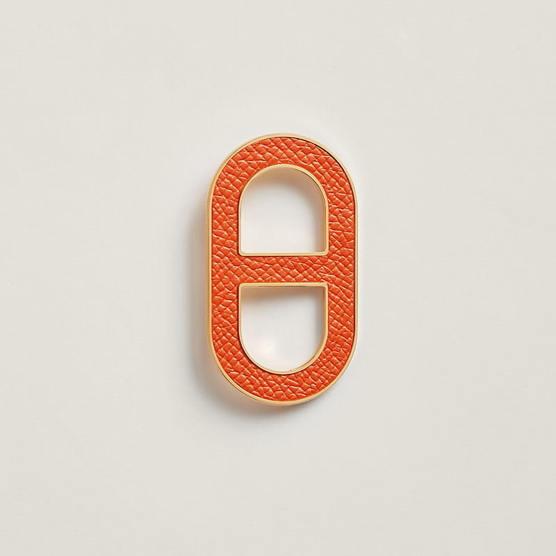HERMES　エルメス　Chaine d'Ancre Badge ブローチ chaine-d-ancre-brooch--
