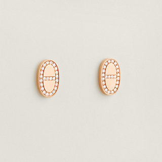 Chaine d'ancre Contour stud earrings