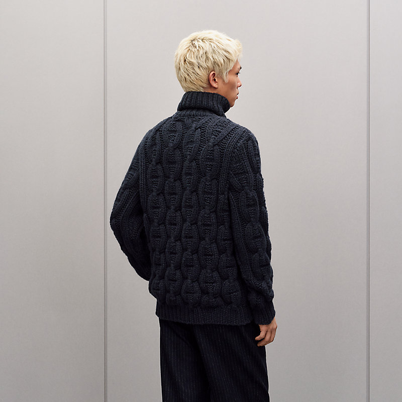 "Chaine d'Ancre d'Hiver" turtleneck sweater