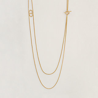 Hermes Chaine Dancre Amulet Necklace #309503H91B Chaine d main image 2