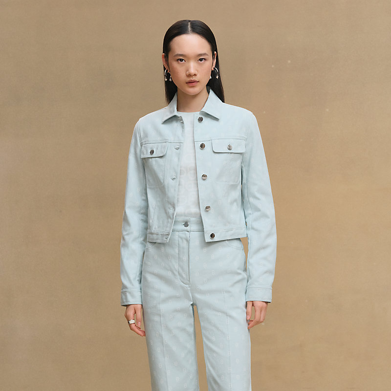 【大人気商品★】Hermes Chaine d’Ancreデニムジャケット Chaine d'Ancre